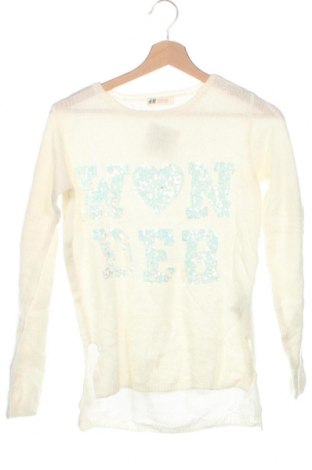 Dziecięcy sweter H&M, Rozmiar 12-13y/ 158-164 cm, Kolor ecru, Cena 19,99 zł