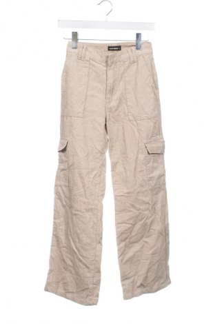 Női kordbársony nadrág Tally Weijl, Méret XXS, Szín Bézs, Ár 779 Ft