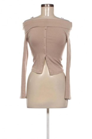 Dámská halenka Bershka, Velikost XS, Barva Béžová, Cena  209,00 Kč