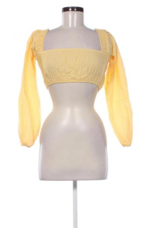 Bluzka damska Bershka, Rozmiar XS, Kolor Żółty, Cena 8,99 zł