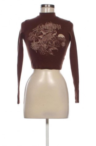 Női blúz Bershka, Méret S, Szín Barna, Ár 1 729 Ft
