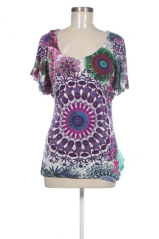 Γυναικεία μπλούζα Desigual, Μέγεθος M, Χρώμα Πολύχρωμο, Τιμή 23,99 €