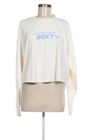 Γυναικεία μπλούζα Roxy, Μέγεθος XL, Χρώμα Εκρού, Τιμή 20,99 €