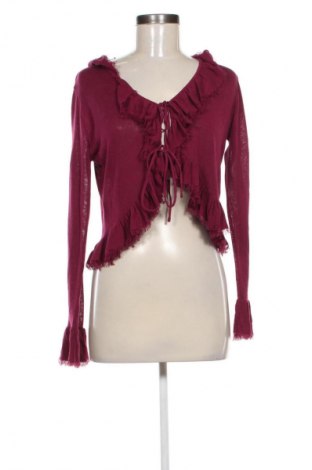 Damen Strickjacke Zara, Größe S, Farbe Rot, Preis 12,30 €