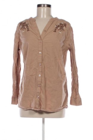 Damska koszula LC Waikiki, Rozmiar L, Kolor Beżowy, Cena 28,99 zł