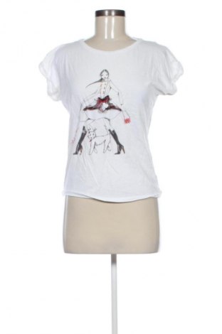 Дамска тениска Elisabetta Franchi, Размер S, Цвят Бял, Цена 60,27 €