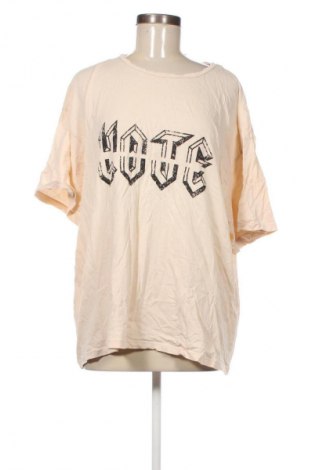 Damski T-shirt My Essential Wardrobe, Rozmiar XL, Kolor Beżowy, Cena 28,99 zł