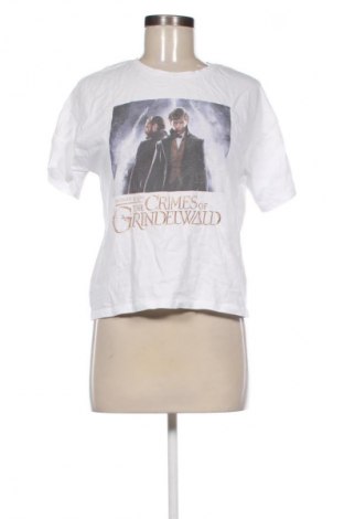 Damski T-shirt Sinsay, Rozmiar XS, Kolor Biały, Cena 7,99 zł