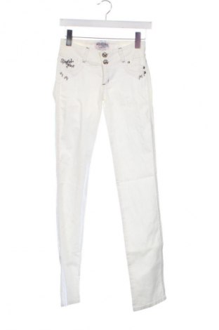 Damskie jeansy Unbranded, Rozmiar XS, Kolor Biały, Cena 27,99 zł