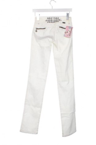 Damskie jeansy Unbranded, Rozmiar XS, Kolor Biały, Cena 27,99 zł