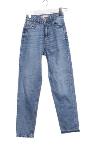 Damskie jeansy Zara, Rozmiar XXS, Kolor Niebieski, Cena 200,41 zł