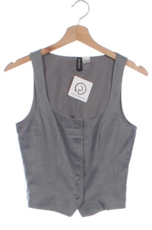 Дамски елек H&M Divided, Размер XS, Цвят Сив, Цена 13,29 €