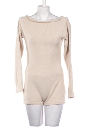 Damski krótki kombinezon SHEIN, Rozmiar S, Kolor Beżowy, Cena 42,99 zł