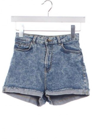 Дамски къс панталон Bershka, Размер XXS, Цвят Син, Цена 6,13 €