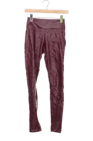 Dámske kožené nohavice  Calzedonia, Veľkosť XXS, Farba Červená, Cena  11,95 €