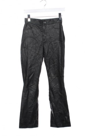 Dámske kožené nohavice  Zara, Veľkosť S, Farba Čierna, Cena  11,95 €