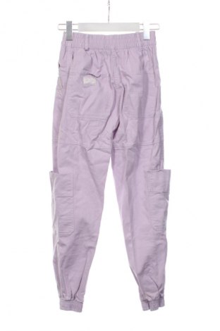 Dámské kalhoty  Bershka, Velikost XS, Barva Fialová, Cena  139,00 Kč