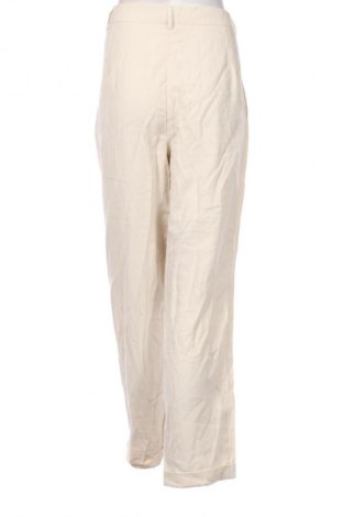 Damskie spodnie Sinsay, Rozmiar XXL, Kolor ecru, Cena 15,99 zł