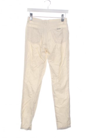 Damskie spodnie Trussardi Jeans, Rozmiar XS, Kolor ecru, Cena 97,99 zł
