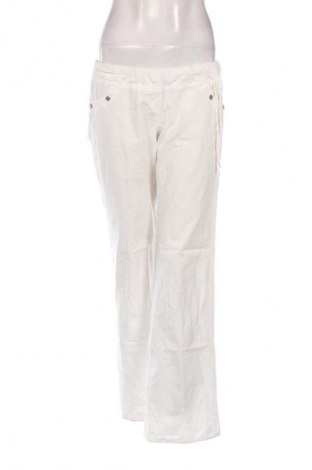 Damskie spodnie Unbranded, Rozmiar L, Kolor ecru, Cena 72,99 zł