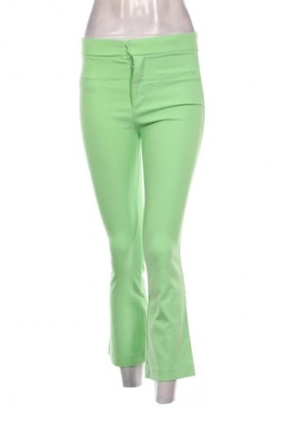 Dámské kalhoty  Zara, Velikost S, Barva Zelená, Cena  139,00 Kč