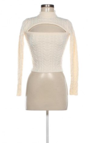 Dámský svetr Bershka, Velikost S, Barva Krémová, Cena  289,00 Kč