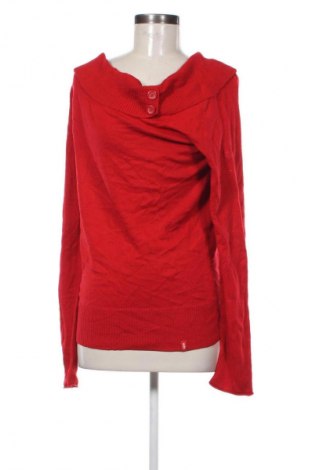 Damski sweter Edc By Esprit, Rozmiar L, Kolor Czerwony, Cena 48,99 zł