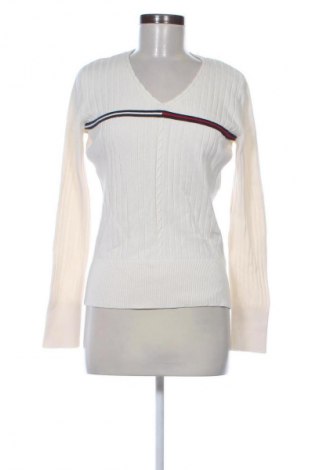 Pulover de femei Tommy Hilfiger, Mărime M, Culoare Ecru, Preț 787,51 Lei