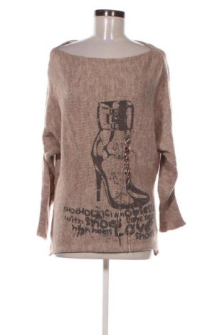 Damski sweter Unbranded, Rozmiar L, Kolor Brązowy, Cena 88,99 zł