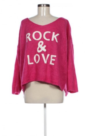Damski sweter Unbranded, Rozmiar XL, Kolor Różowy, Cena 26,79 zł