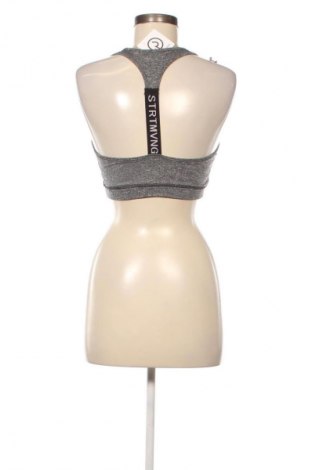 Damski sportowy top Bershka, Rozmiar M, Kolor Szary, Cena 15,99 zł