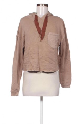 Hanorac de femei Pull&Bear, Mărime S, Culoare Maro, Preț 31,59 Lei