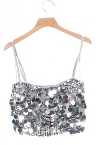Dámský top Gina Tricot, Velikost XS, Barva Stříbrná, Cena  129,00 Kč