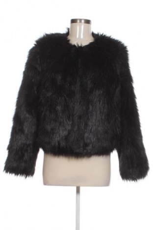 Дамско кожено палто H&M, Размер M, Цвят Черен, Цена 83,34 €