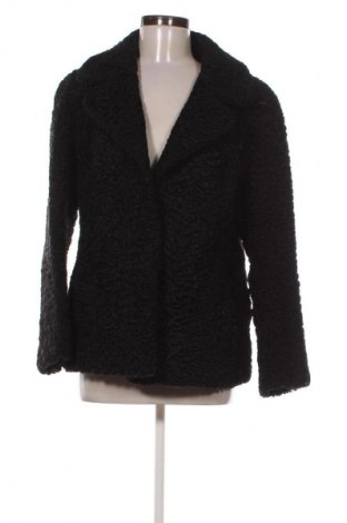 Дамско кожено палто Unbranded, Размер M, Цвят Черен, Цена 107,37 €