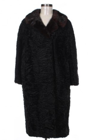 Дамско кожено палто Unbranded, Размер XL, Цвят Черен, Цена 96,12 €