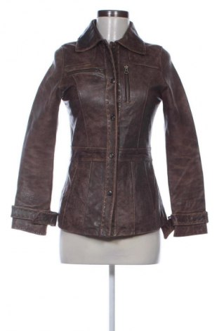 Dámska kožená bunda  Avant Premiere, Veľkosť XS, Farba Hnedá, Cena  21,95 €