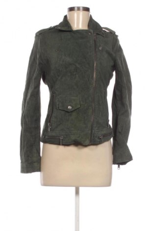 Dámska kožená bunda  Selected Femme, Veľkosť M, Farba Zelená, Cena  31,30 €