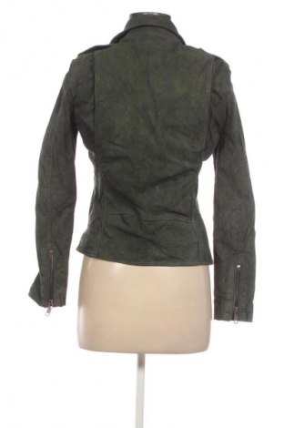 Dámska kožená bunda  Selected Femme, Veľkosť M, Farba Zelená, Cena  31,30 €