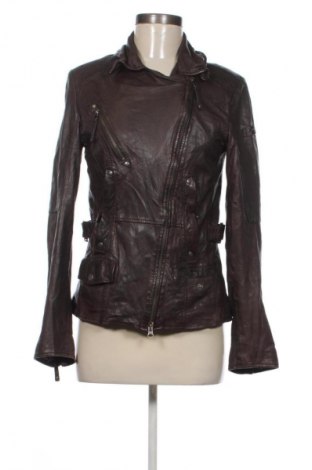 Дамско кожено яке Unbranded, Размер M, Цвят Кафяв, Цена 32,72 €