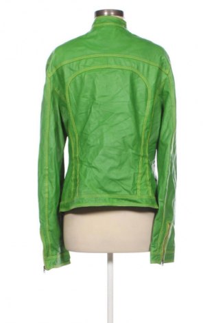 Дамско кожено яке Unbranded, Размер M, Цвят Зелен, Цена 38,85 €