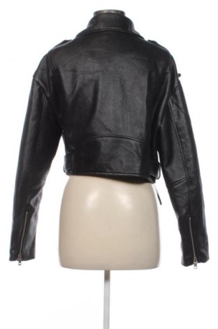 Дамско кожено яке Zara, Размер L, Цвят Черен, Цена 19,42 €