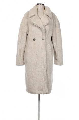 Γυναικείο παλτό Amber & June, Μέγεθος L, Χρώμα Εκρού, Τιμή 55,99 €