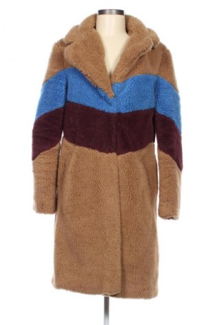 Damski płaszcz Bershka, Rozmiar S, Kolor Kolorowy, Cena 120,82 zł