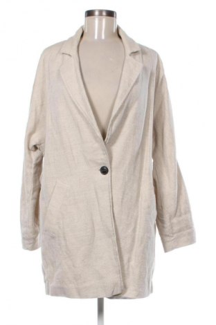 Damenmantel Zara, Größe L, Farbe Beige, Preis 13,99 €