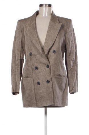 Дамско сако Massimo Dutti, Размер L, Цвят Бежов, Цена 60,33 €