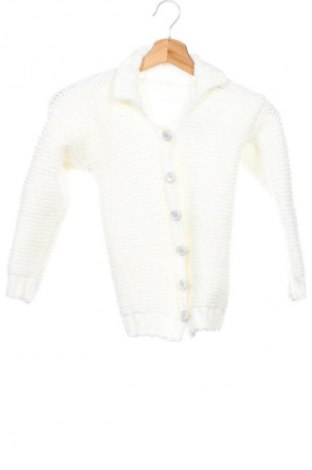 Kinder Strickjacke Unbranded, Größe 6-7y/ 122-128 cm, Farbe Weiß, Preis € 16,50
