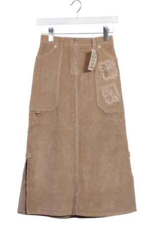 Kinderrock Unbranded, Größe 10-11y/ 146-152 cm, Farbe Beige, Preis 2,99 €