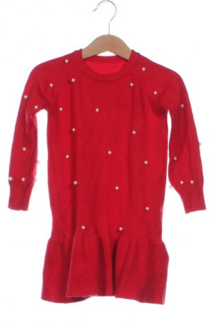 Детска рокля SHEIN, Размер 3-4y/ 104-110 см, Цвят Червен, Цена 3,06 €