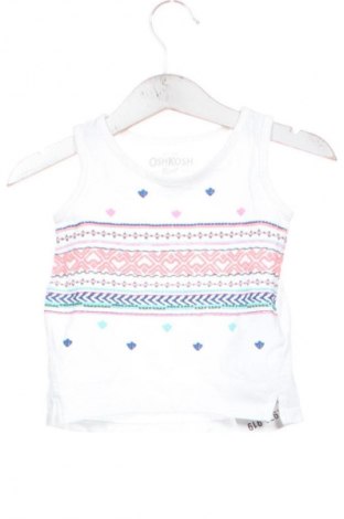 Kinder Top Oshkosh, Größe 6-9m/ 68-74 cm, Farbe Weiß, Preis 1,99 €